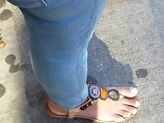Undeceptive indian spread out toes chastise pedi 3